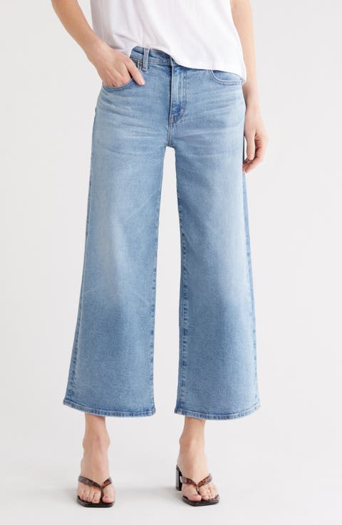 Cherise Crop Wide Leg Jeans (Afterglow)