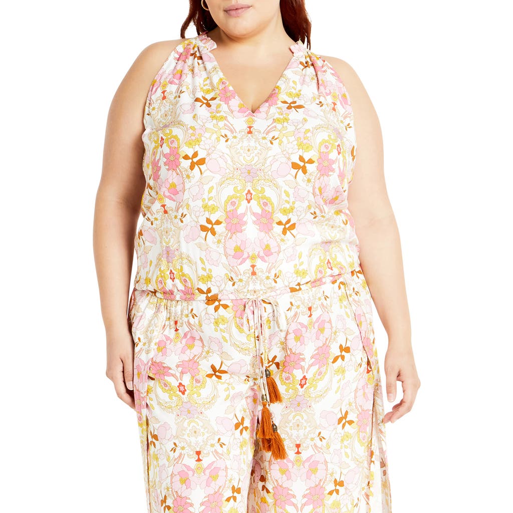 City Chic Sky Sleeveless Top