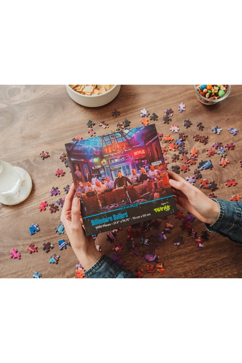 Tech Billionaires 1000-Piece Jigsaw Puzzle By Rachid Lotf | Toynk Exclusive, Alternate, color, Multi-Color