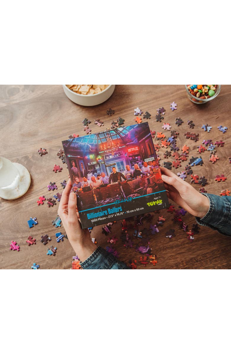 Toynk Tech Billionaires 1000-Piece Jigsaw Puzzle By Rachid Lotf | Toynk Exclusive, Alternate, color, Multi-Color