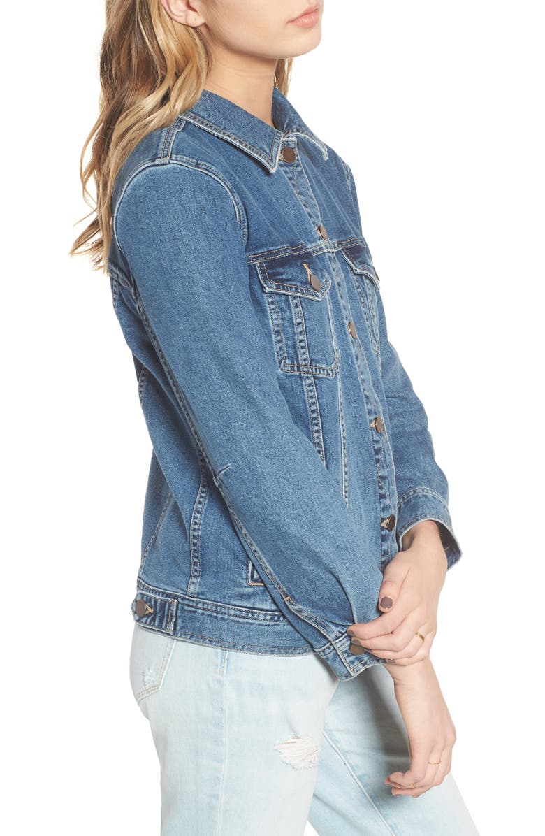 Treasure & Bond Relaxed Denim Jacket, Alternate, color, 