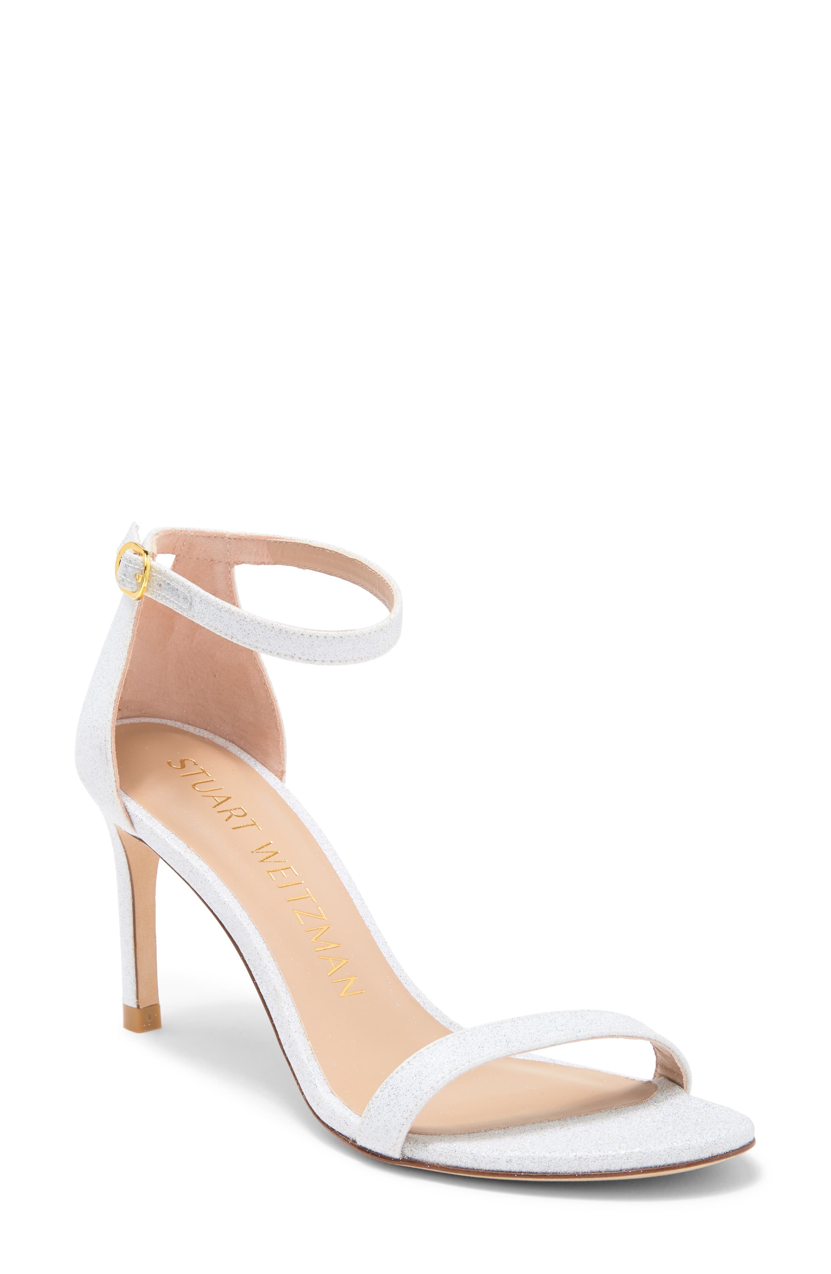 Stuart Weitzman Nunakedstraight Ankle Strap Sandal, Main, color, 