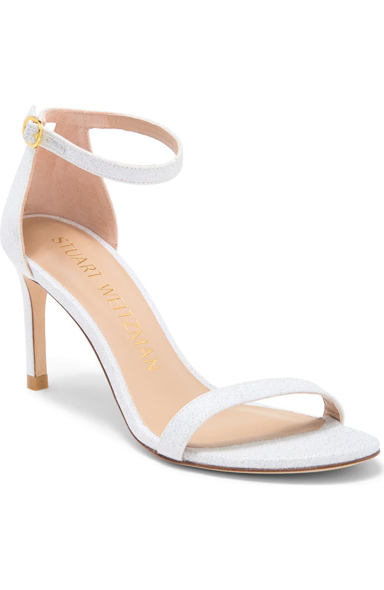 Stuart Weitzman Nunakedstraight Ankle Strap Sandal, Main, color,