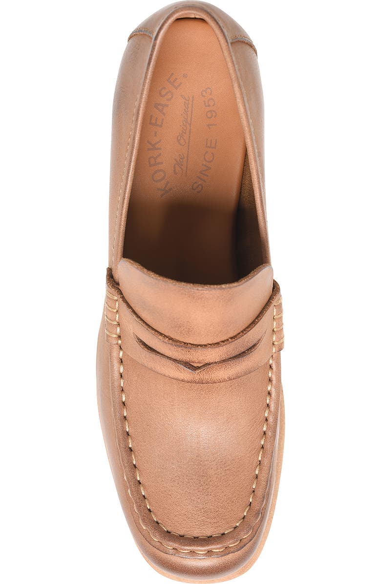 Kork-Ease<sup>®</sup> Barbara Platform Penny Loafer Pump, Alternate, color, Brown