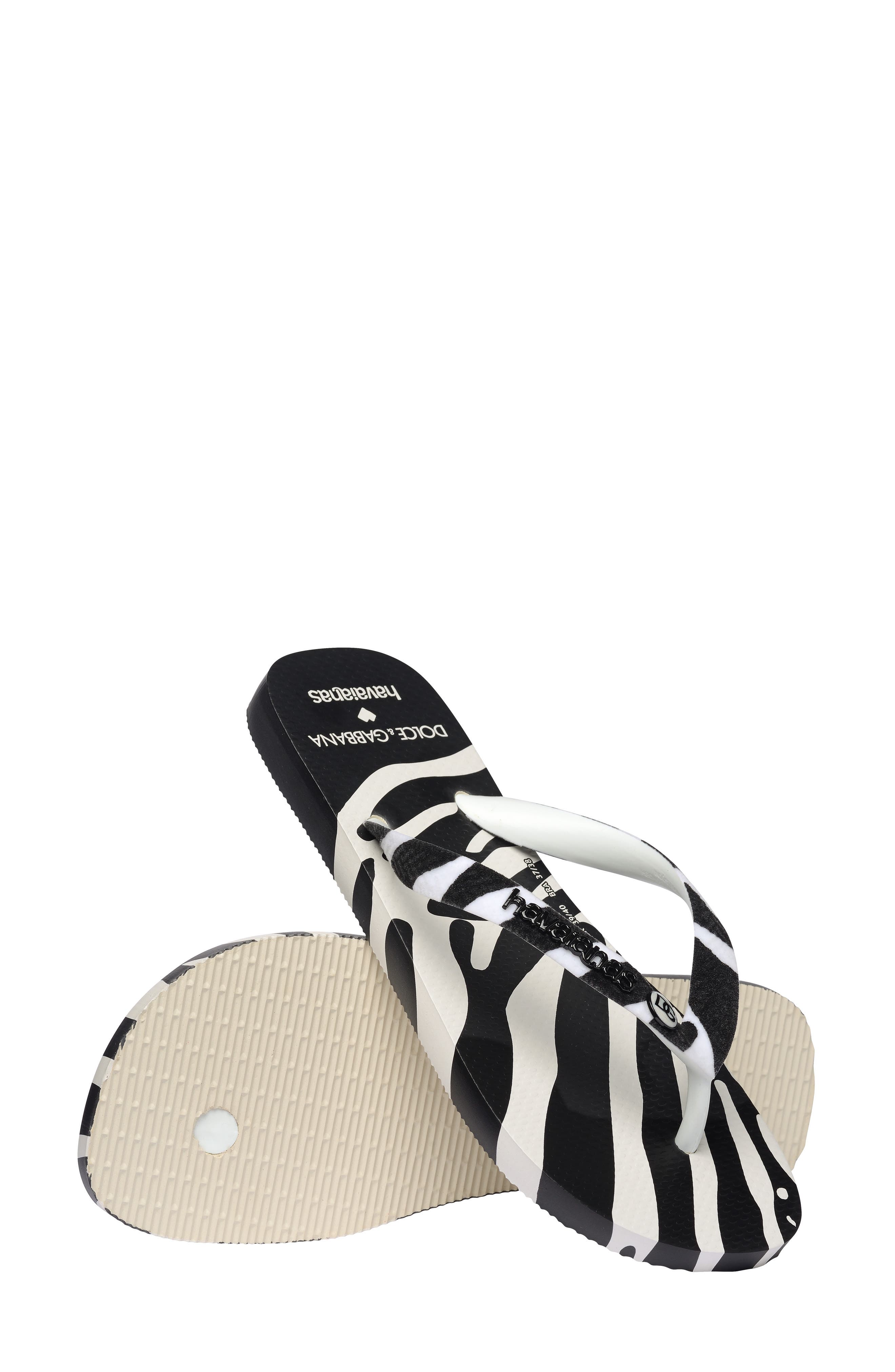 Havaianas x Dolce & Gabbana Flip Flop, Alternate, color, 