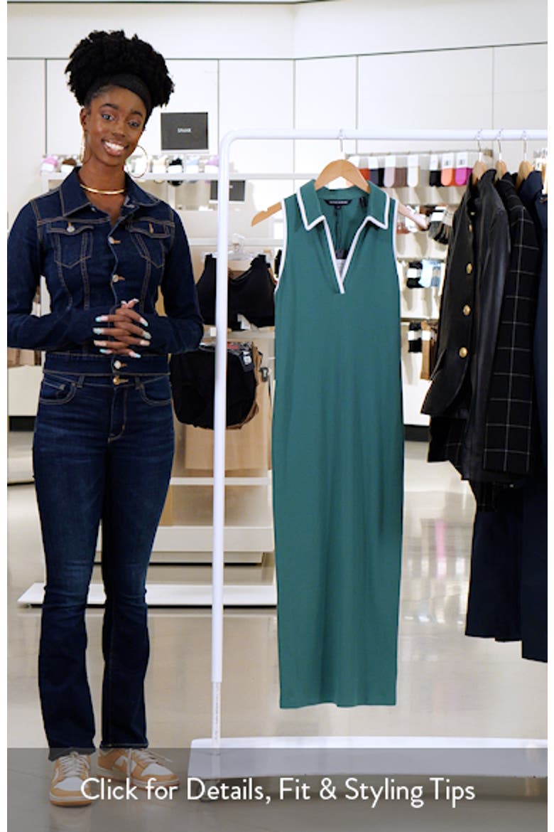 Darien Stretch Cotton Midi Dress video