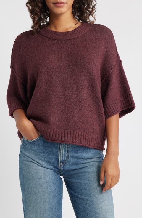 Broome Crop Short Sleeve Sweater