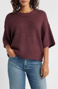 CITY BLUES Broome Crop Short Sleeve Sweater