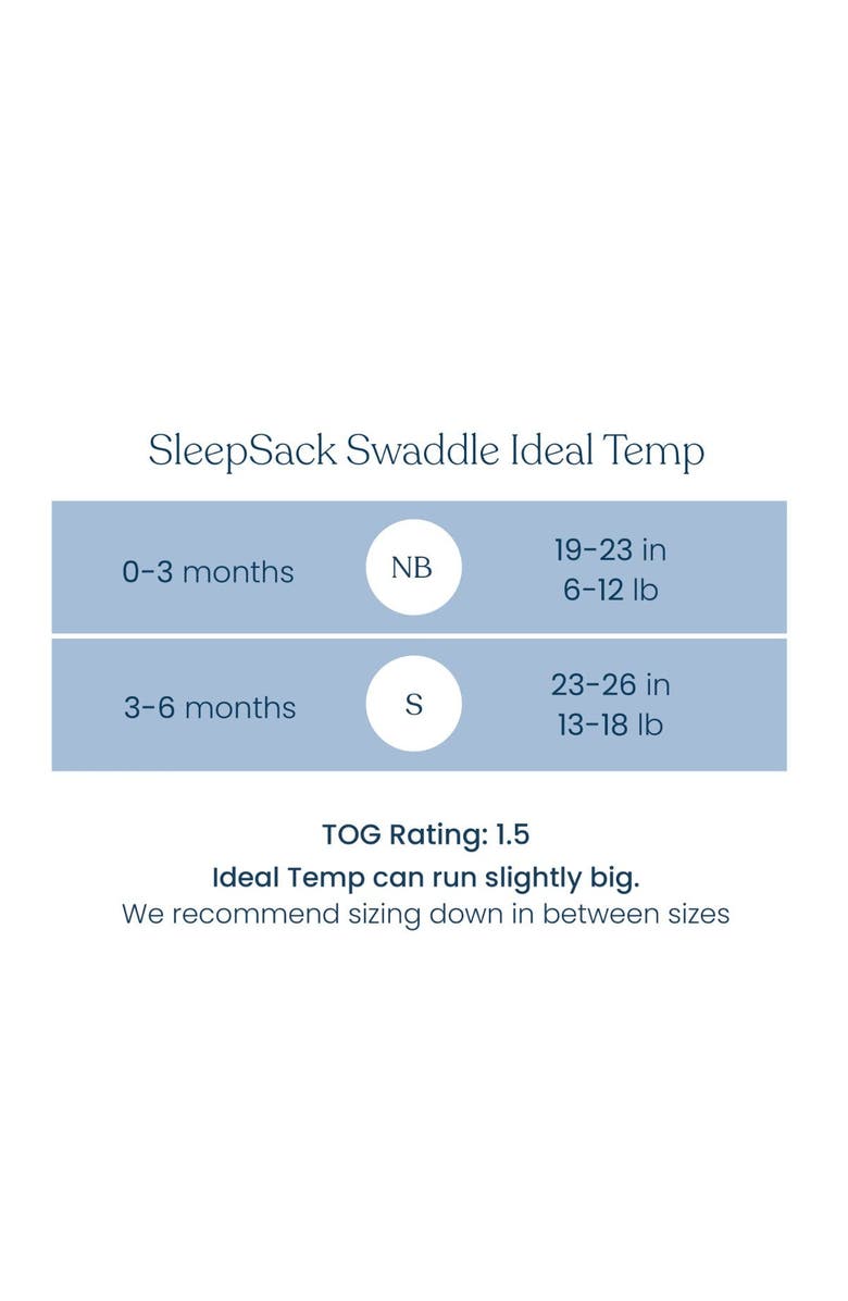 HALO Sleepsack Swaddle Wearable Blanket, 3-Way Adjustable Infant Sleepsack, TOG 1.5, Ideal Temp, Alternate, color, Heather Grey