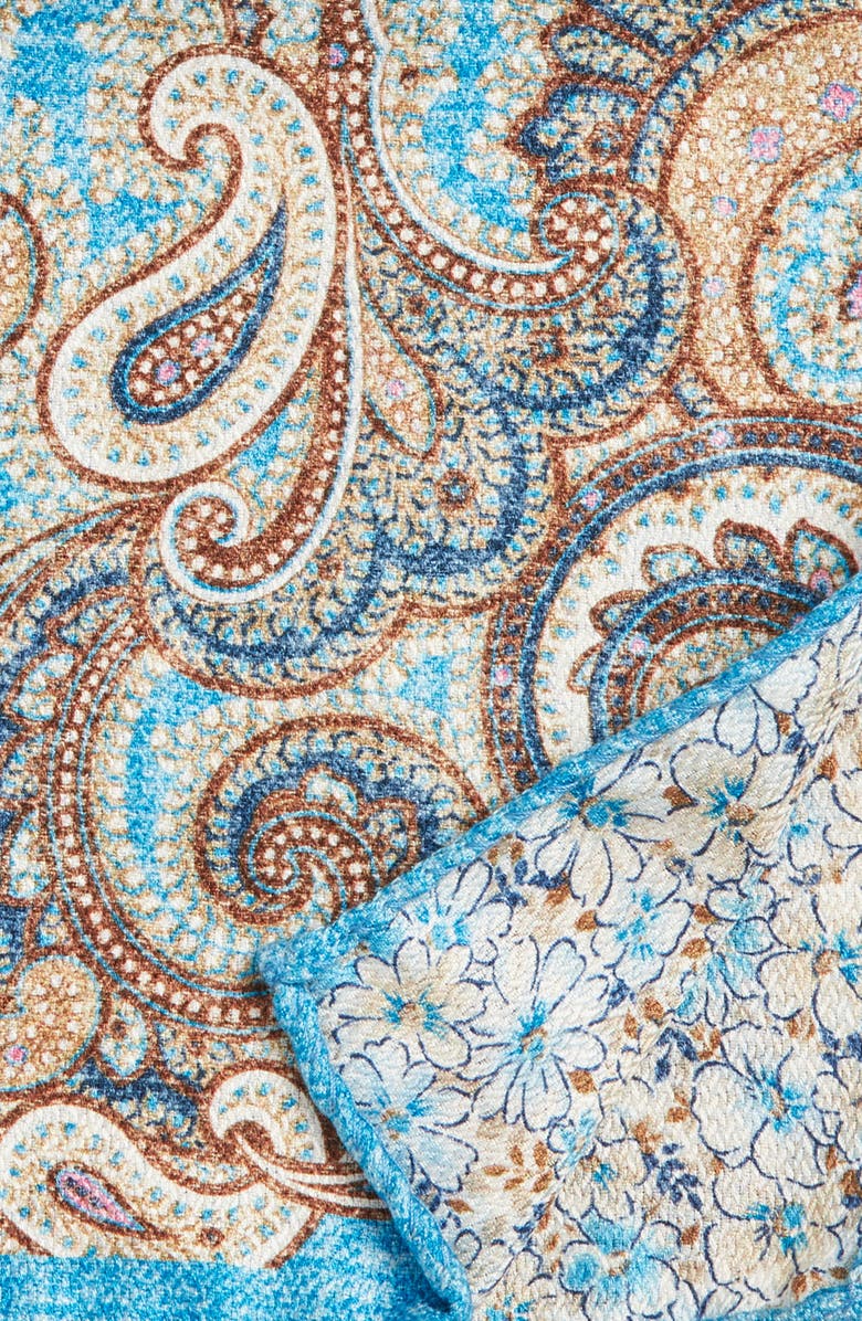 Nordstrom Paisley Silk Pocket Square, Alternate, color,
