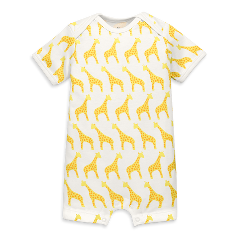 Organic Animal Friends Babysuit Shortie