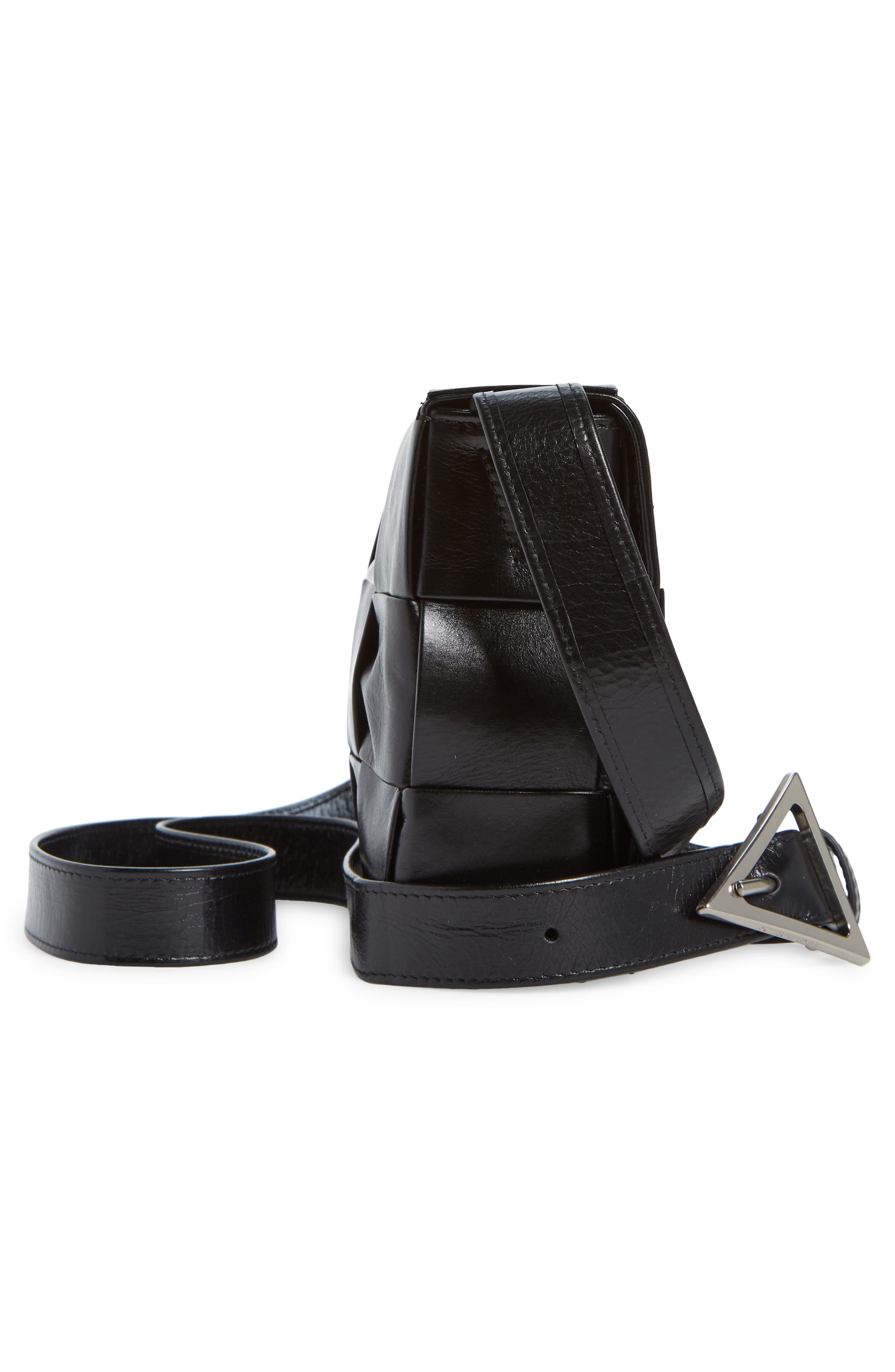 Bottega Veneta Cassette Intrecciato Leather Crossbody Bag, Alternate, color, 