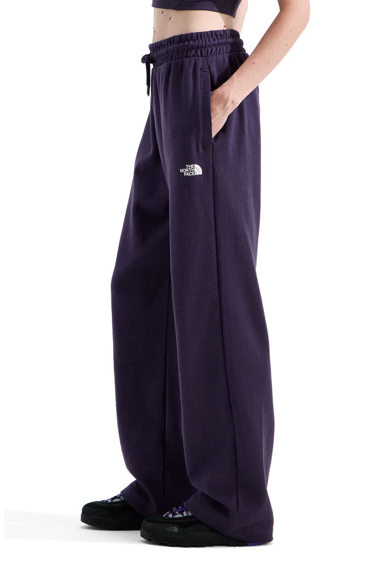 Double Knit Wide Leg Pants, Alternate, color, ENDLESS DUSK