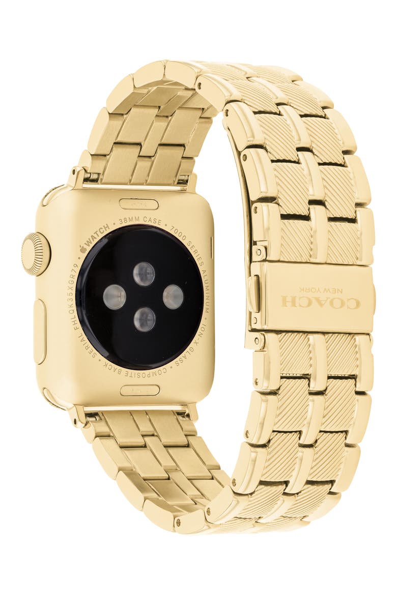 Mesh Apple Watchband, Alternate, color, GOLD