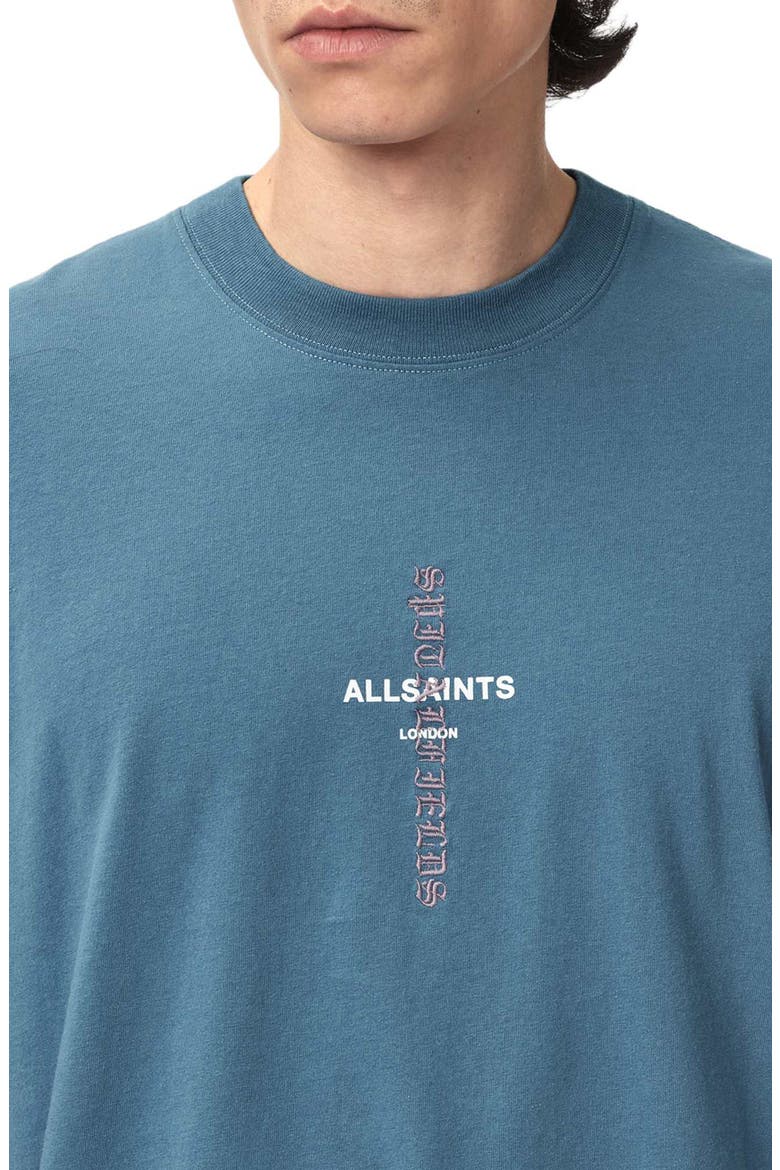 Knox Embroidered Graphic T-Shirt, Alternate, color, WAVED BLUE