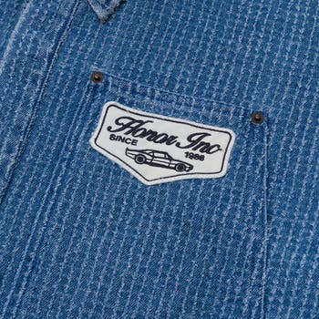 Honor Inc Mixed Stripe Cover Overshirt