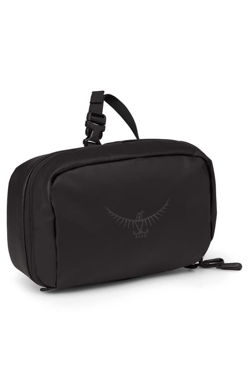 Osprey Transporter Water Resistant Toiletry Kit In Raven Black/black