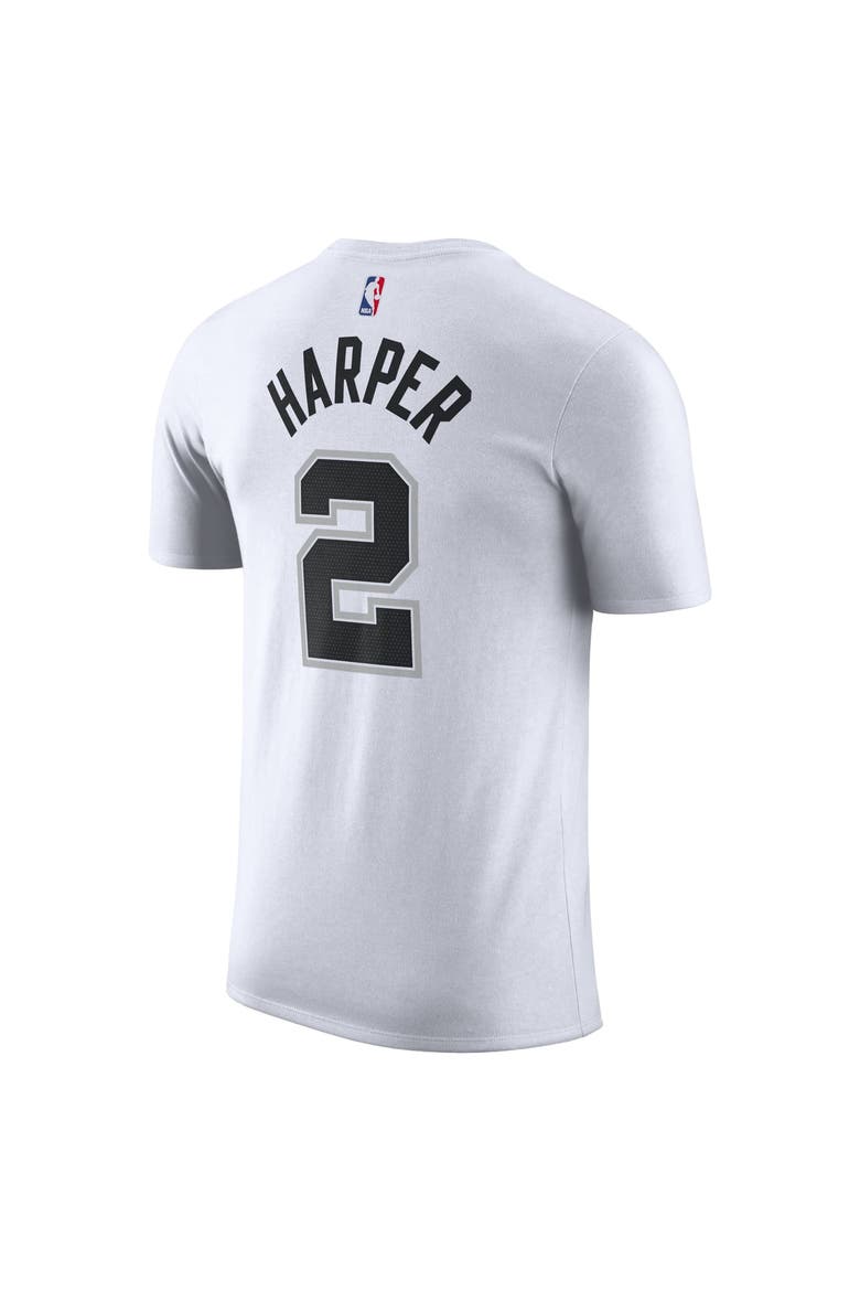 Unisex Nike Dylan Harper White San Antonio Spurs Name & Number T-Shirt, Alternate, color, White