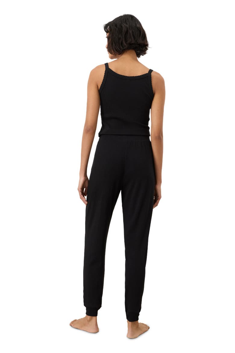 Dream Rib Jogger Made with Organic Cotton, Alternate, color, Black