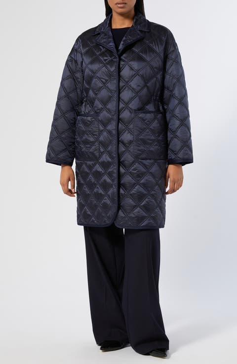 イタリア高級ブランドMARINA RINALDI ブラック ロングコート 23 Marina Rinaldi Collection