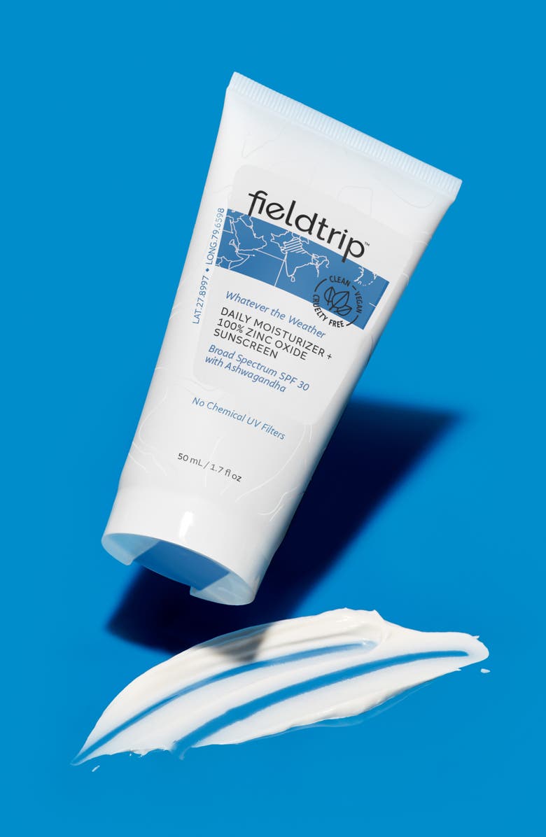 Fieldtrip Whatever the Weather Daily SPF 30 Moisturizer + 100% Zinc Oxide, Alternate, color, 