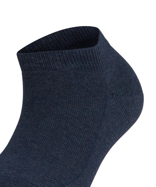 Falke Family Sustainable Cotton Sneaker Socks In Blue