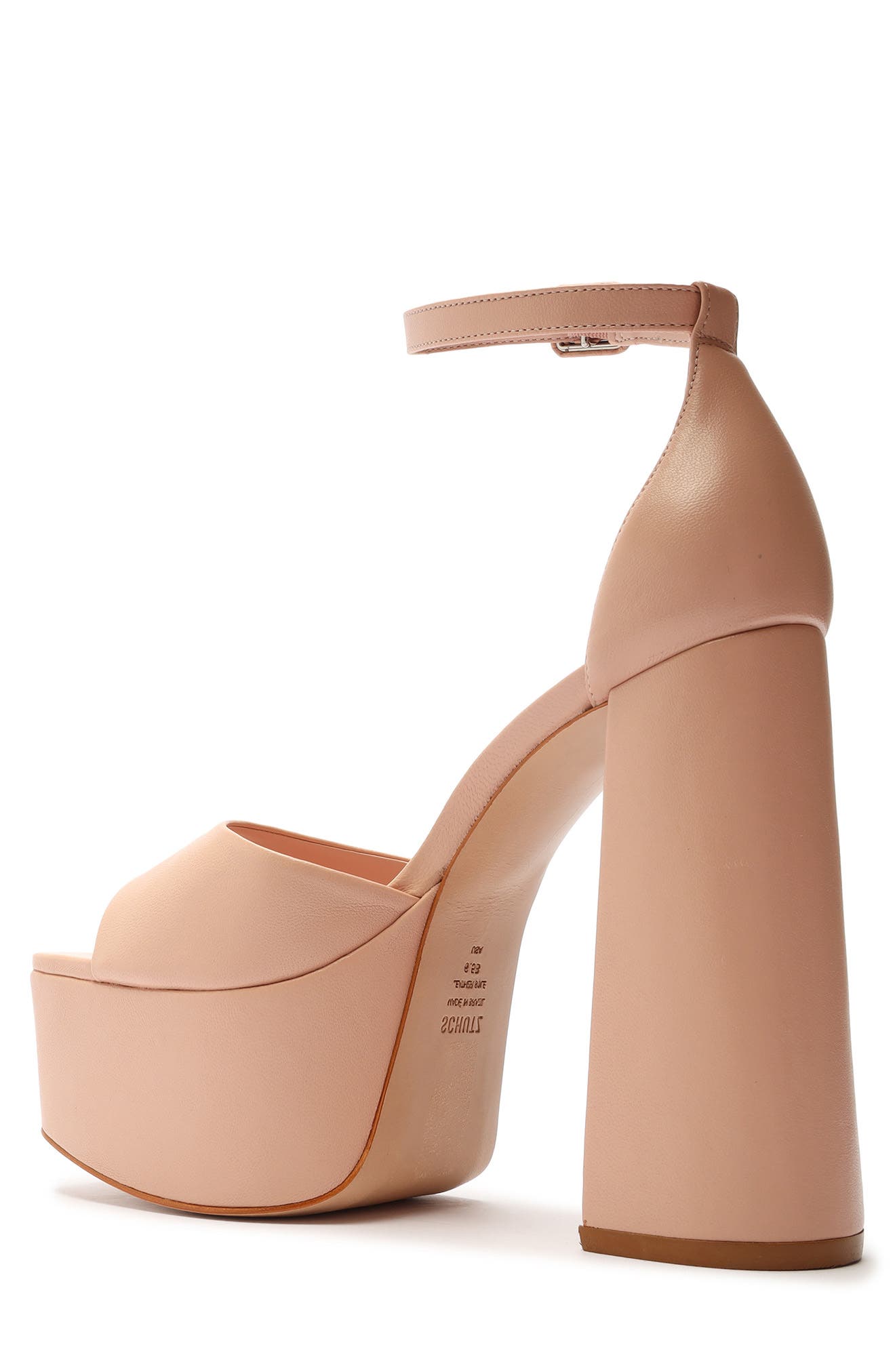Lenne Ankle Strap Platform Sandal, Alternate, color, SWEET ROSE