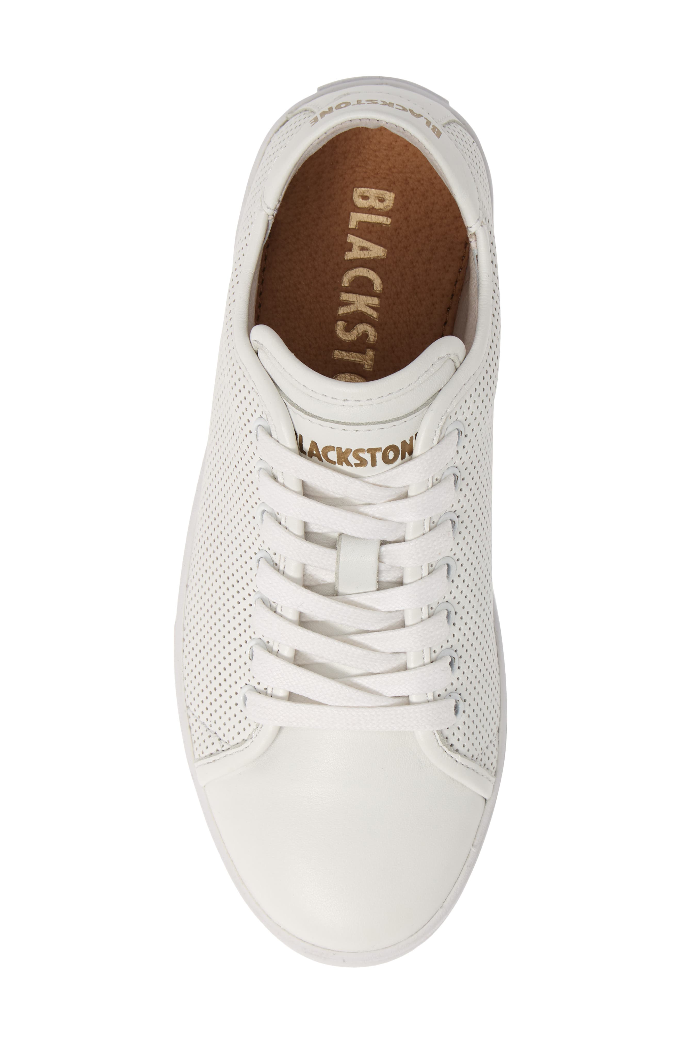 RL72 Perforated Low Top Sneaker, Alternate, color, WHITE LEATHER
