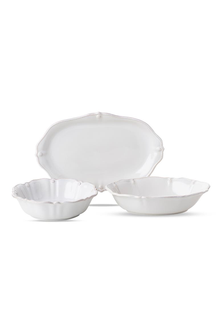 Berry & Thread Whitewash 3-Piece Serving Set, Main, color, WHITEWASH