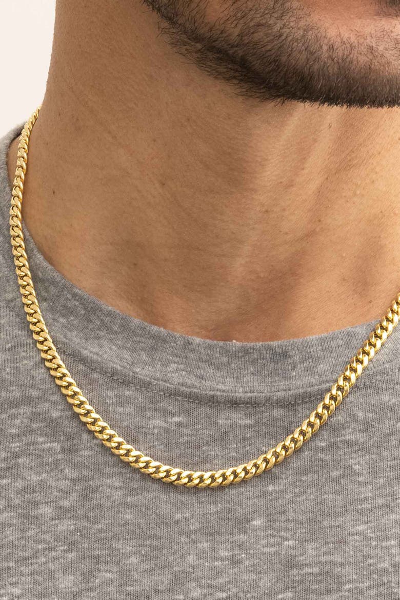 Men's Estate Cuban Bold Chain in 14K Gold, Alternate, color, 14K Yellow Gold