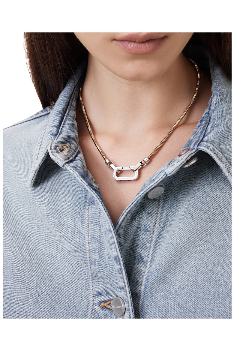 Fine Rope Chain Necklace, Alternate, color, TWO TONE