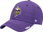 '47 Women's '47 Purple Minnesota Vikings Miata Clean Up Primary Adjustable Hat