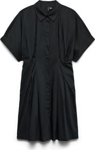 VERO MODA Friba Pleated Mini Shirtdress