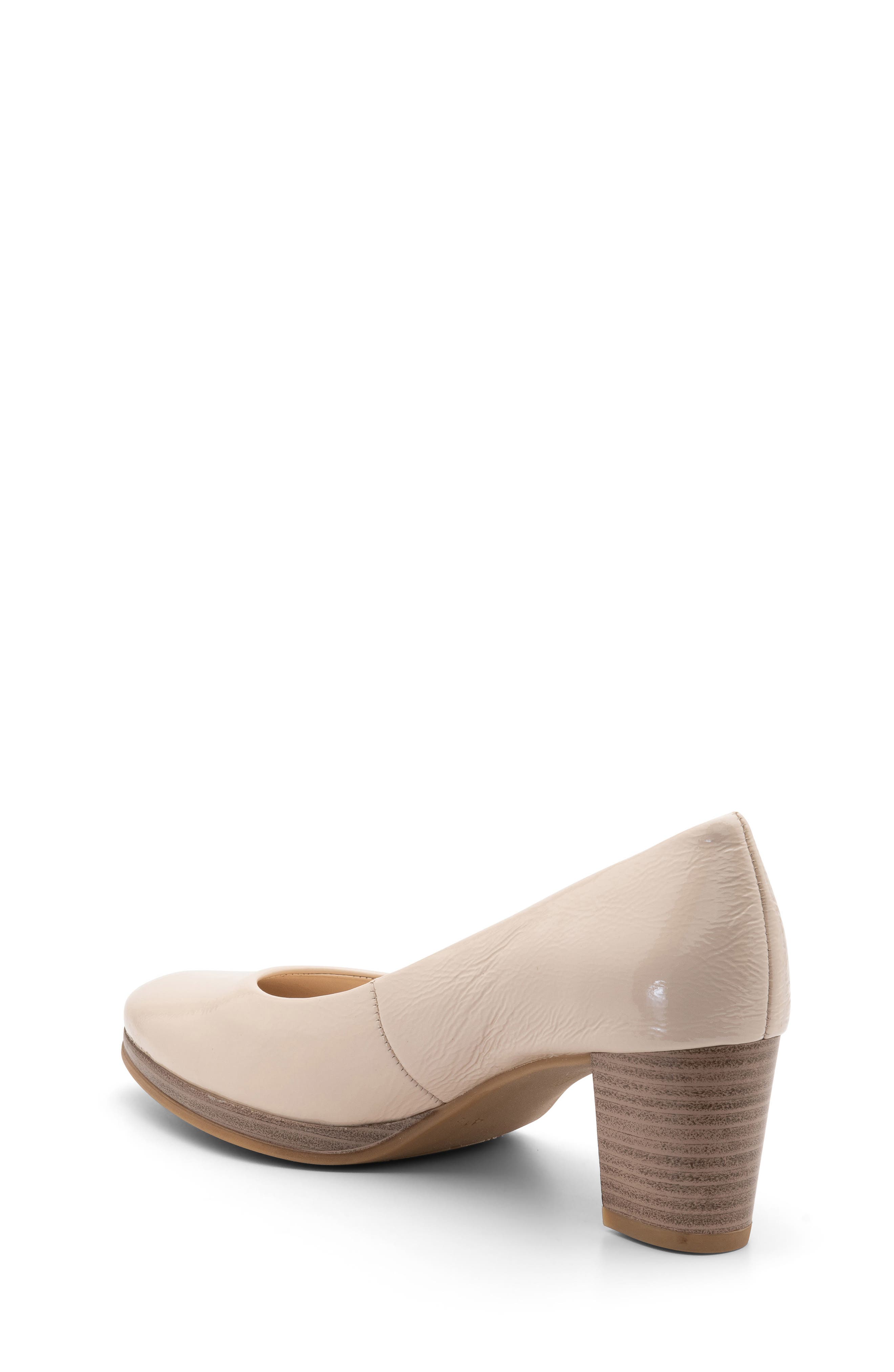 Odessa Pump, Alternate, color, BEIGE PATENT