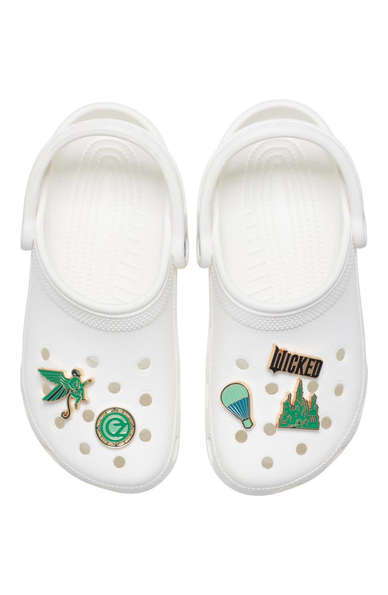 CROCS Kids' Wicked 5-Pack Jibbitz<sup>™</sup> Shoe Charms, Alternate, color, White