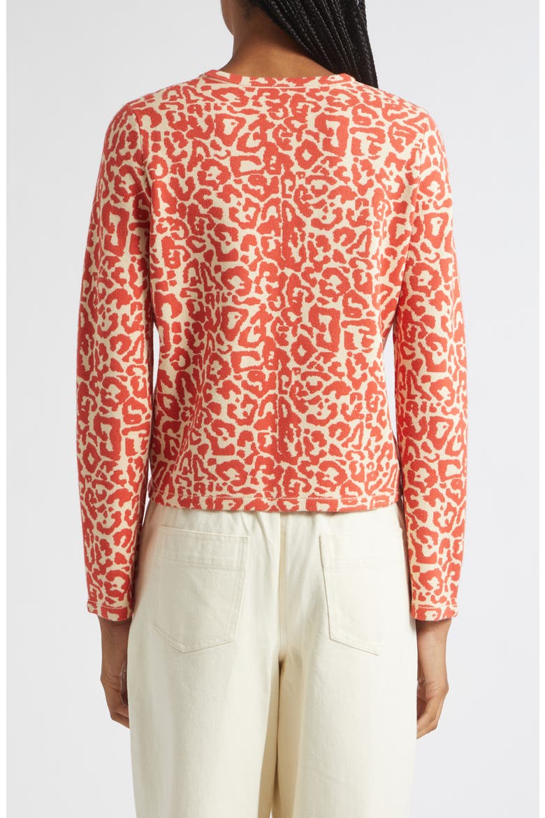 Lexi Cardigan, Alternate, color, RED LEOPARD
