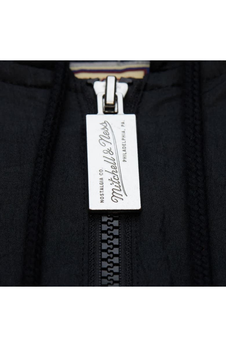 Mitchell & Ness Men's Mitchell & Ness Black Memphis Grizzlies Playmaker Full-Zip Hooded Windbreaker Jacket, Alternate, color, Black