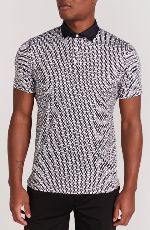 Clyde Dot Print Polo