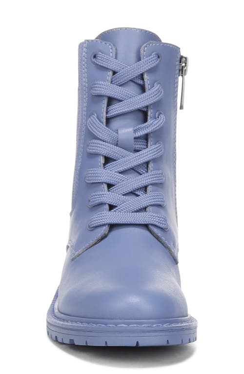 Sam Edelman Lydell Kids Combat Boot Dusty Violet In Blue