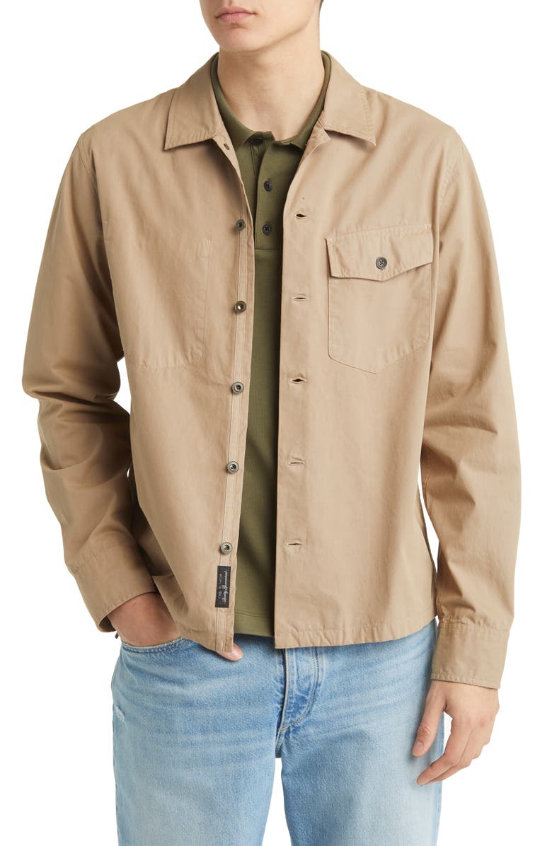 rag & bone Stanton Cotton Shirt Jacket, Main, color, 