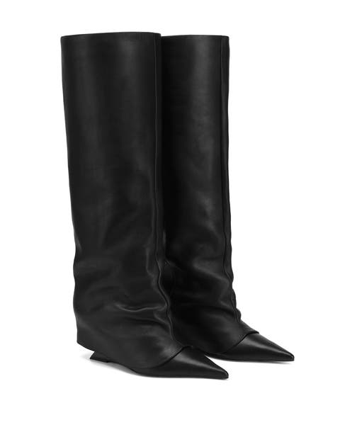 Stated Leather Boot