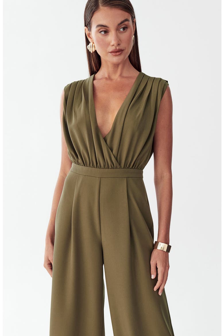 Elan Jumpsuit, Alternate, color, Olive