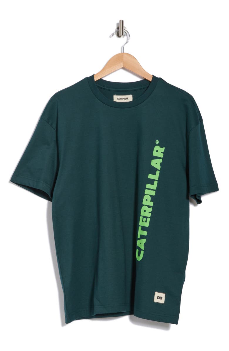 CAT WWR Caterpillar Times Cotton Graphic T-Shirt, Alternate, color, Ponderosa