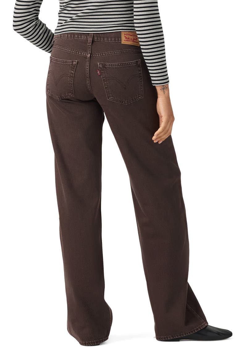 Superlow Low Rise Loose Jeans, Alternate, color, WASHED JAVA GD