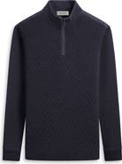 Bugatchi Quarter Zip Pullover