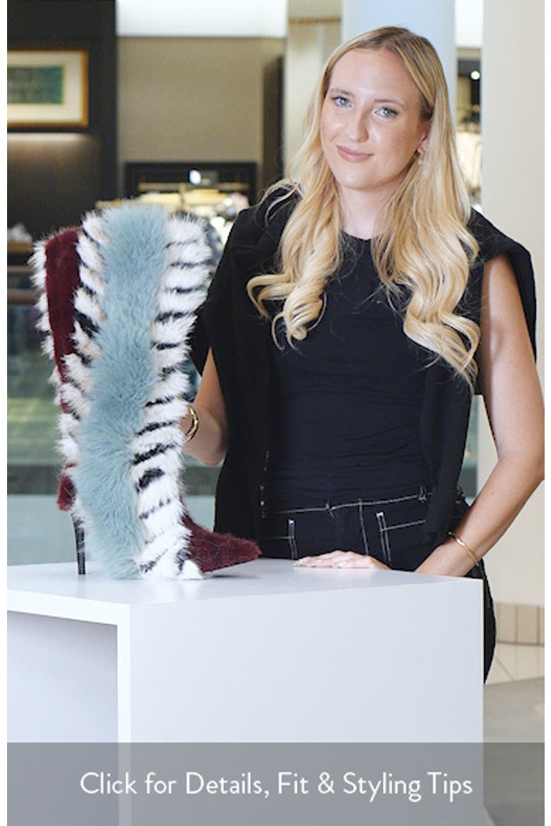 Upsella Multi Faux Fur Stiletto Boot video