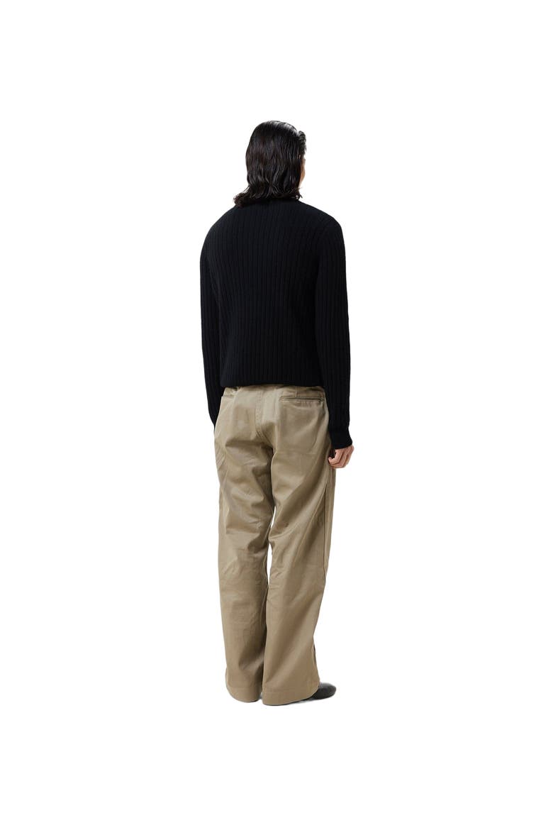 Full-Zipper Cashmere Cardigan, Alternate, color, black