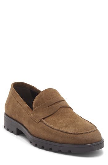 To Boot New York Orman Lug Sole Penny Loafer In Brown