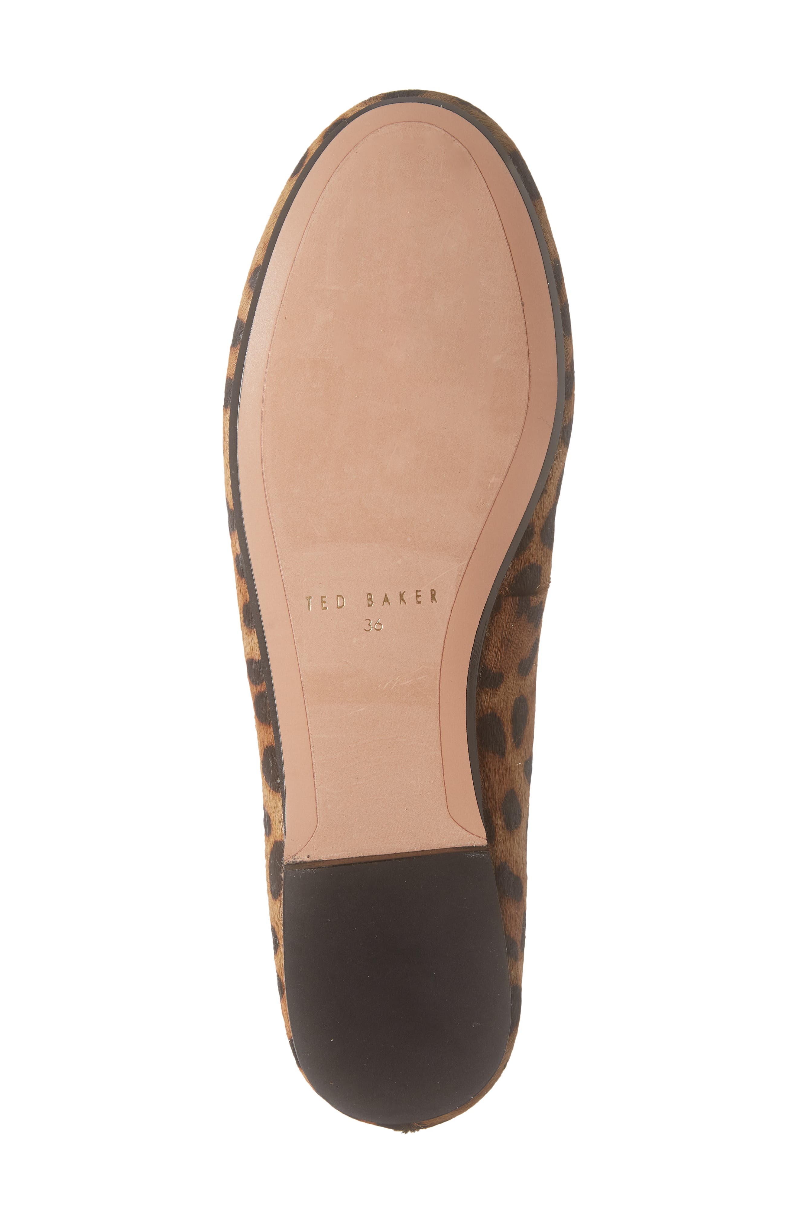 Ted Baker London Norha Genuine Calf Hair Flat, Alternate, color, 