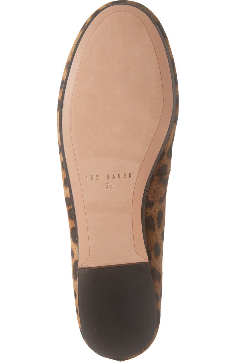 Ted Baker London Norha Genuine Calf Hair Flat, Alternate, color,